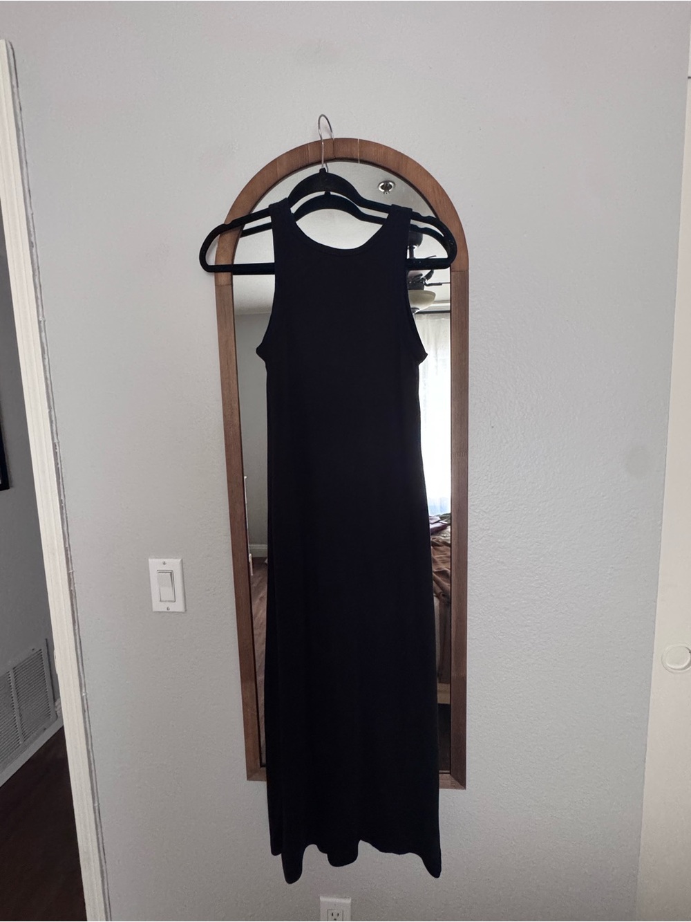 Classic Black Sleeveless Maxi Dress